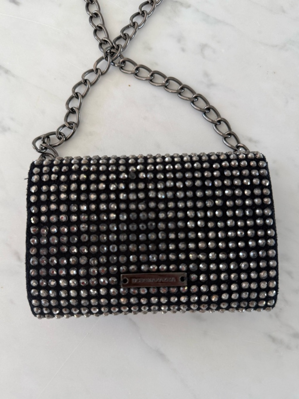 BCBG Max Azria Studded Mini Chain Bag